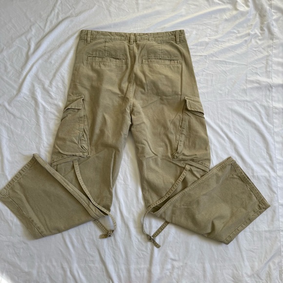 Zara Men's Khaki Cargo Pants size 32 - Picture 5 of 6